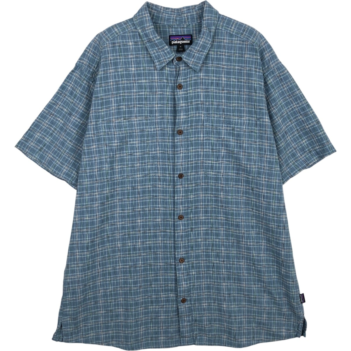古着 パタゴニア Patagonia 53139P23 半袖 チェックシャツ メンズXL相当/eaa640009