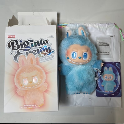 POP MART THE MONSTERS (LABUBU) Big into Energy Series Plush Pendant HOPE