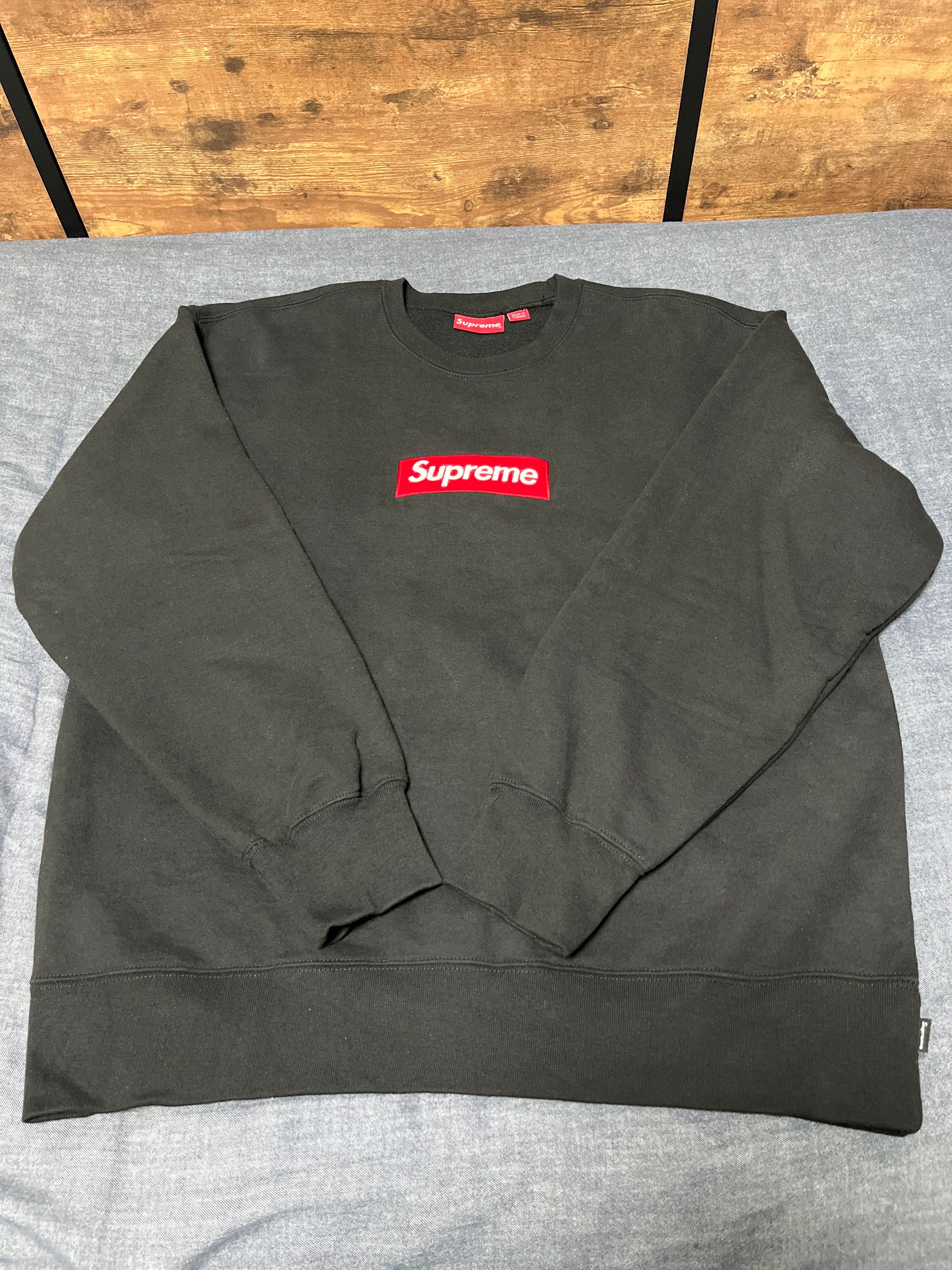 Supreme Box Logo Crewneck "Black" (22FW)