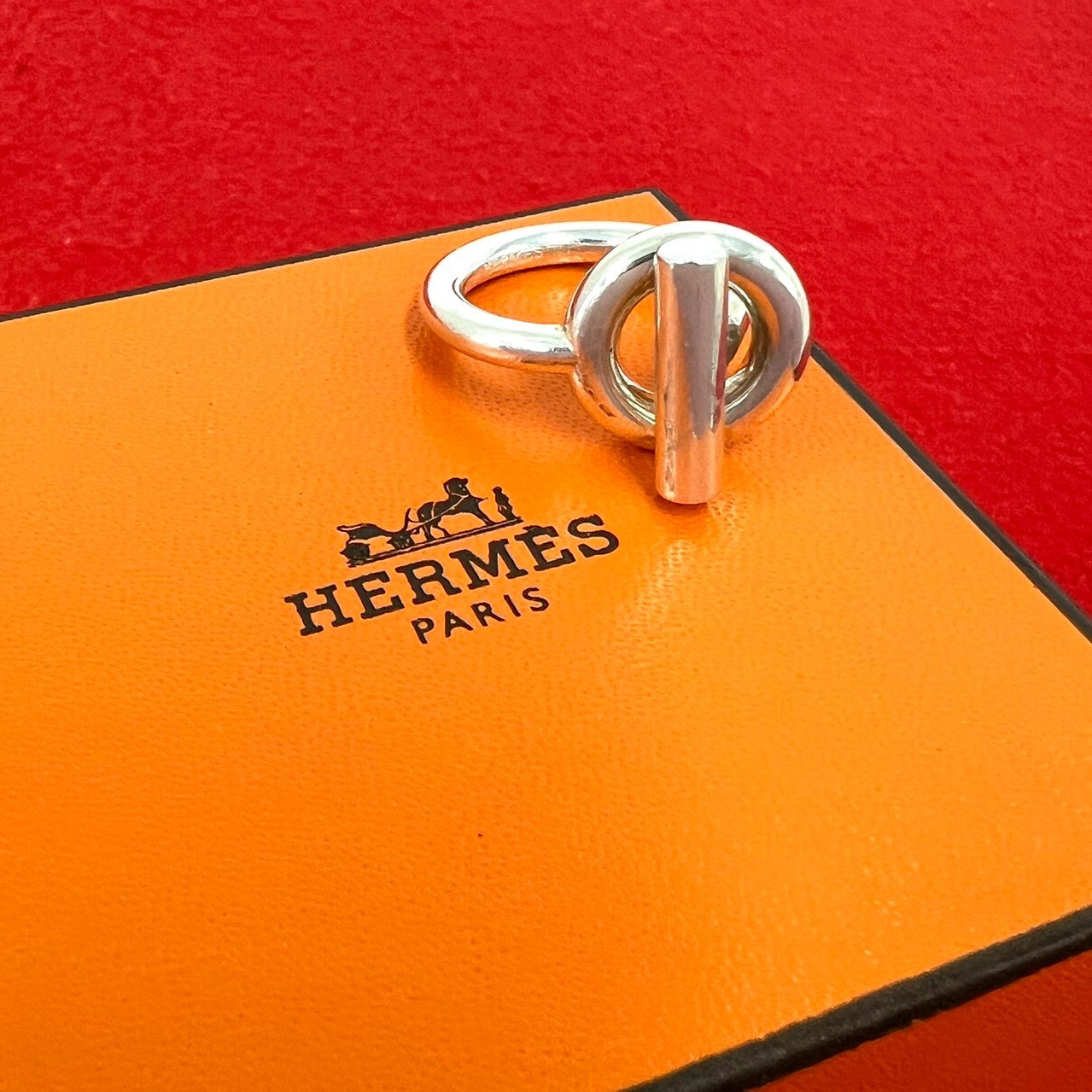 HERMES エルメス エシャペ リング シルバー925 リング・指輪 10号 シルバー
 02184