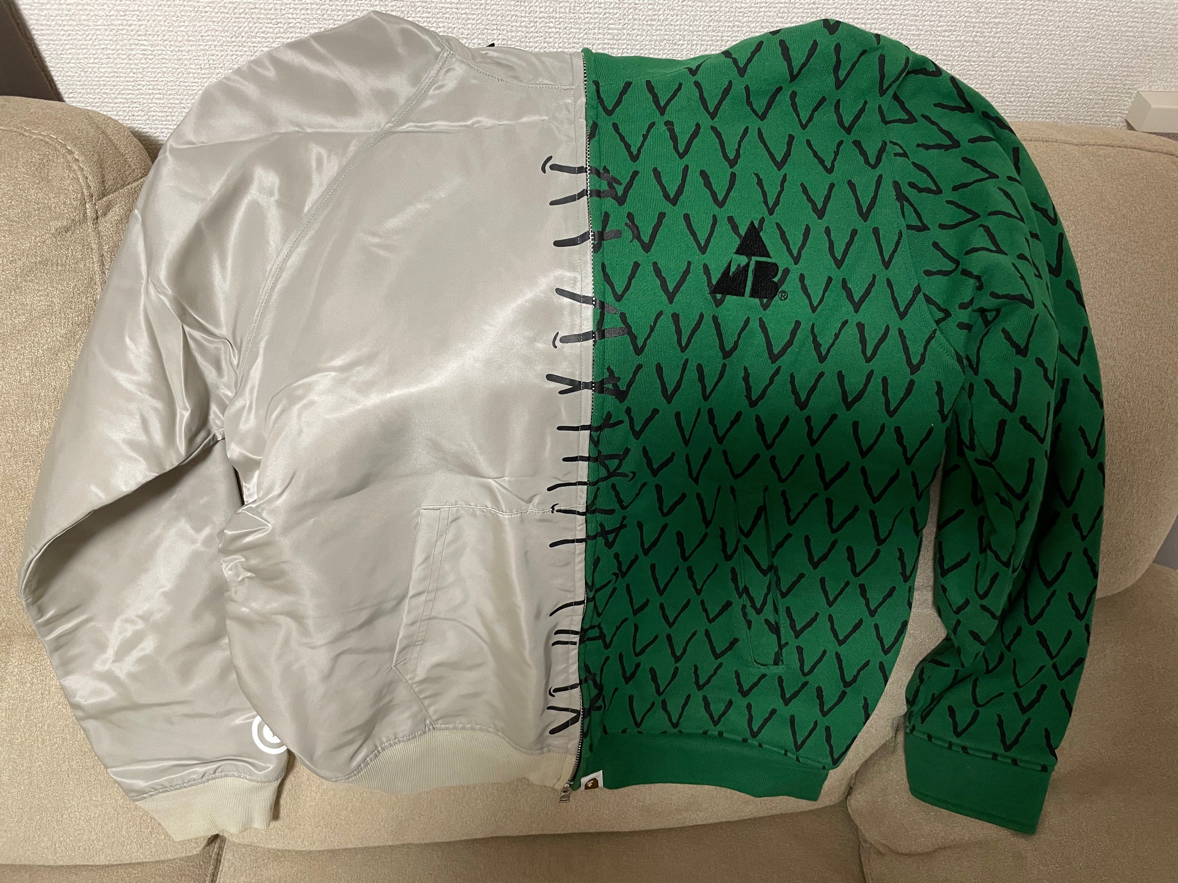 A BATHING APE×AMBUSH ハーフシャークアリゲーターパーカー