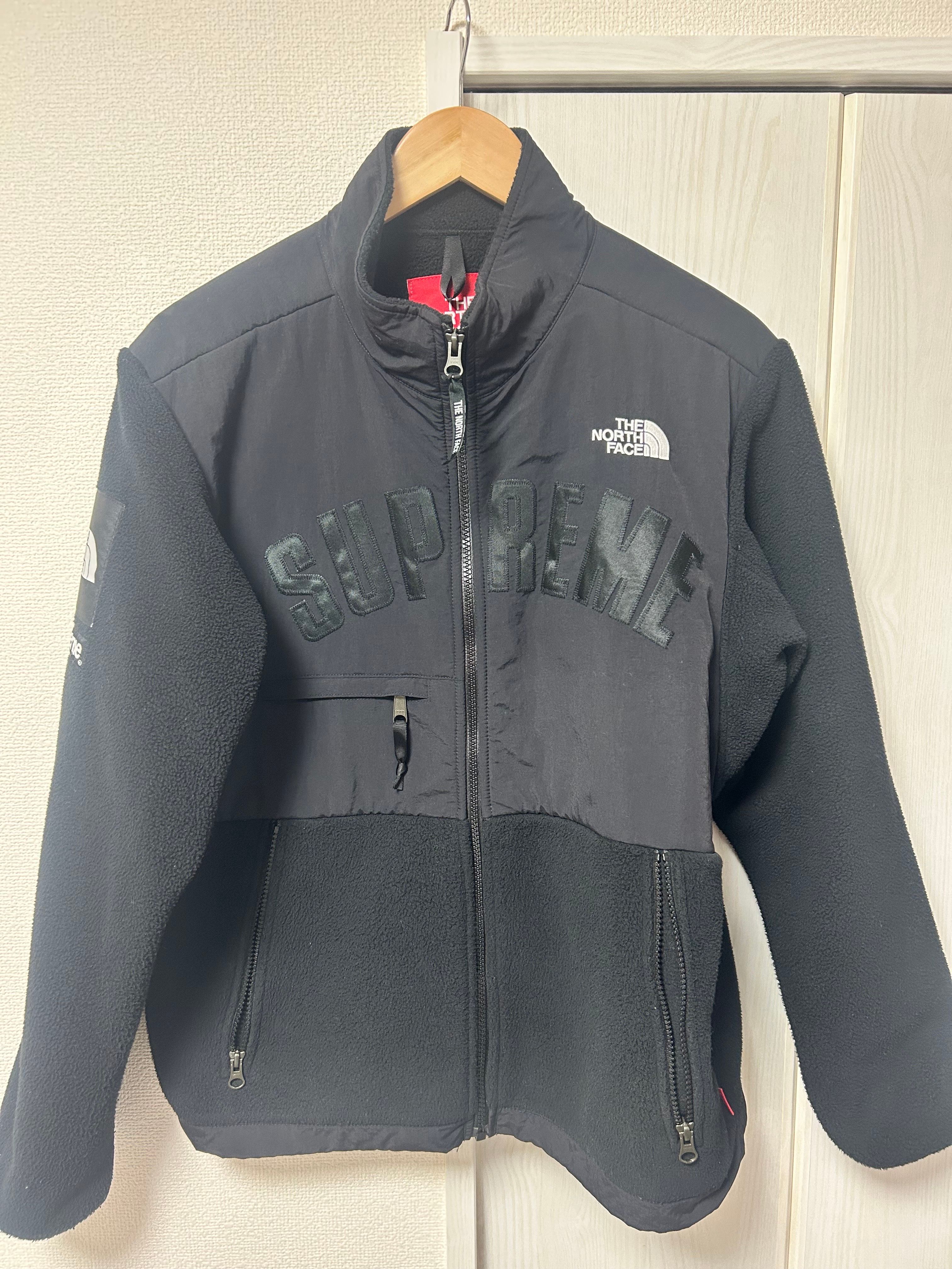 Supreme x The North Face Arc Logo Denali Fleece Jacket "Black"