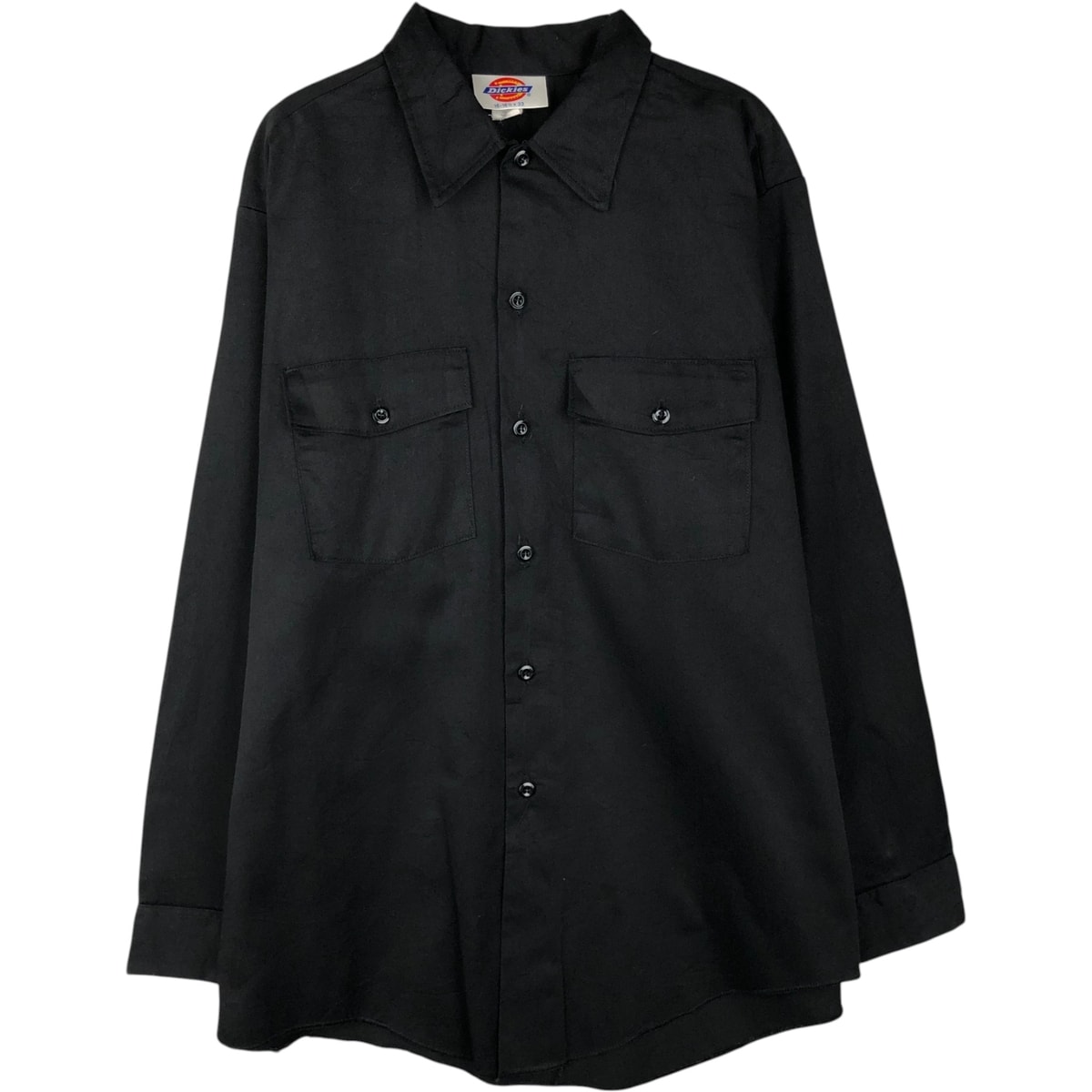 古着 90年代 ディッキーズ Dickies 長袖 ワークシャツ USA製 メンズL相当 ヴィンテージ/eaa643500