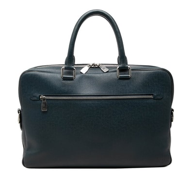 ルイ ヴィトン タイガ ポルトドキュマン ビジネスMM ビジネスバッグ M30645 オセアン ネイビー レザー レディース LOUIS VUITTON 【中古】