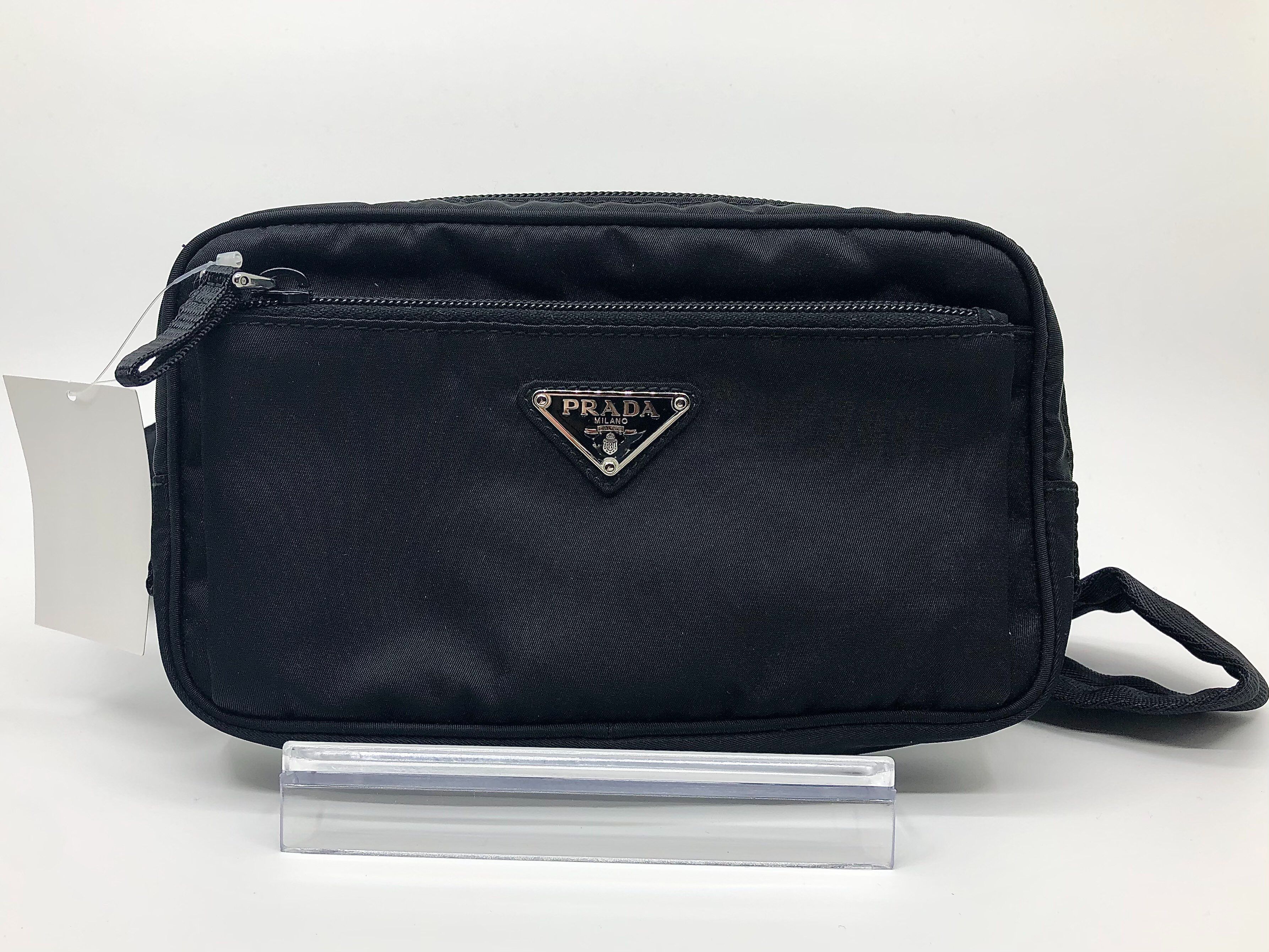 PRADA Tessuto Montagna Shoulder Bag "Black"