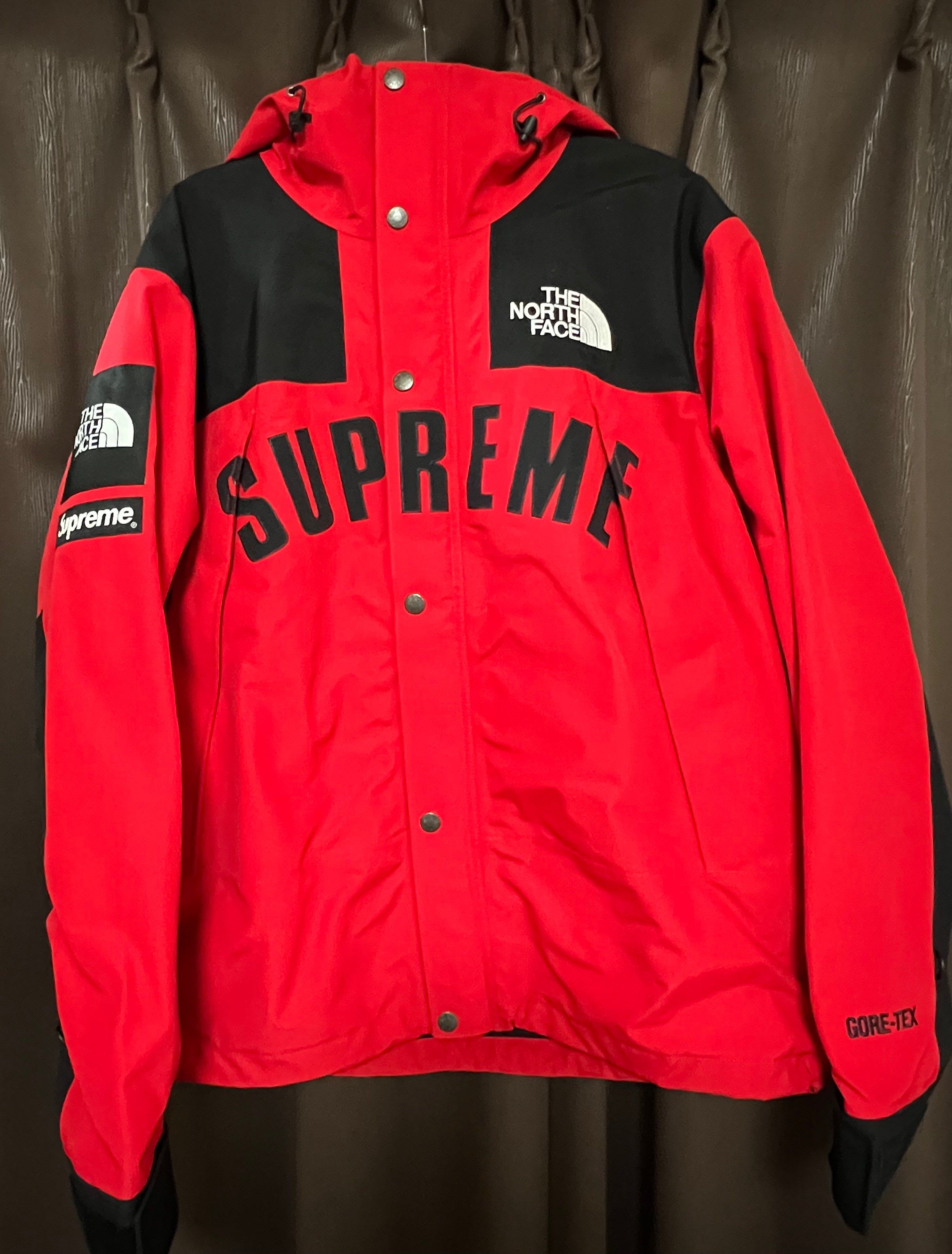 Supreme x The North Face Arc Logo Mountain Parka "Red"
