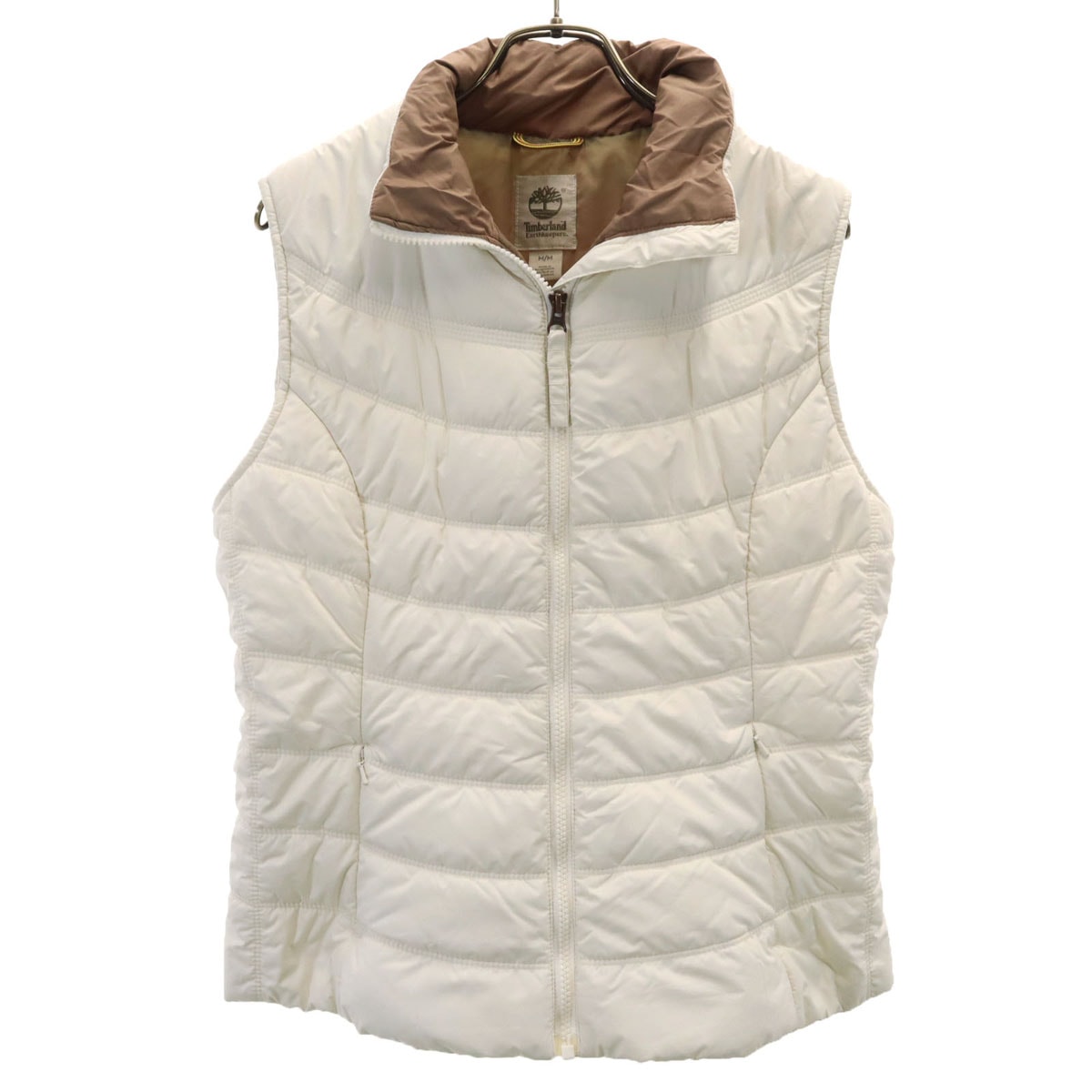 Timberland ティンバーランド 中綿ベスト M オフホワイト