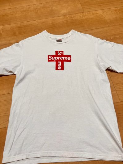 Supreme Cross Box Logo Tee "White"