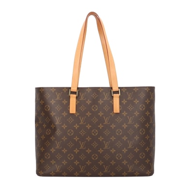 ルイヴィトン ルコ モノグラム トートバッグ モノグラムキャンバス M51155 ブラウン レディース LOUIS VUITTON 中古