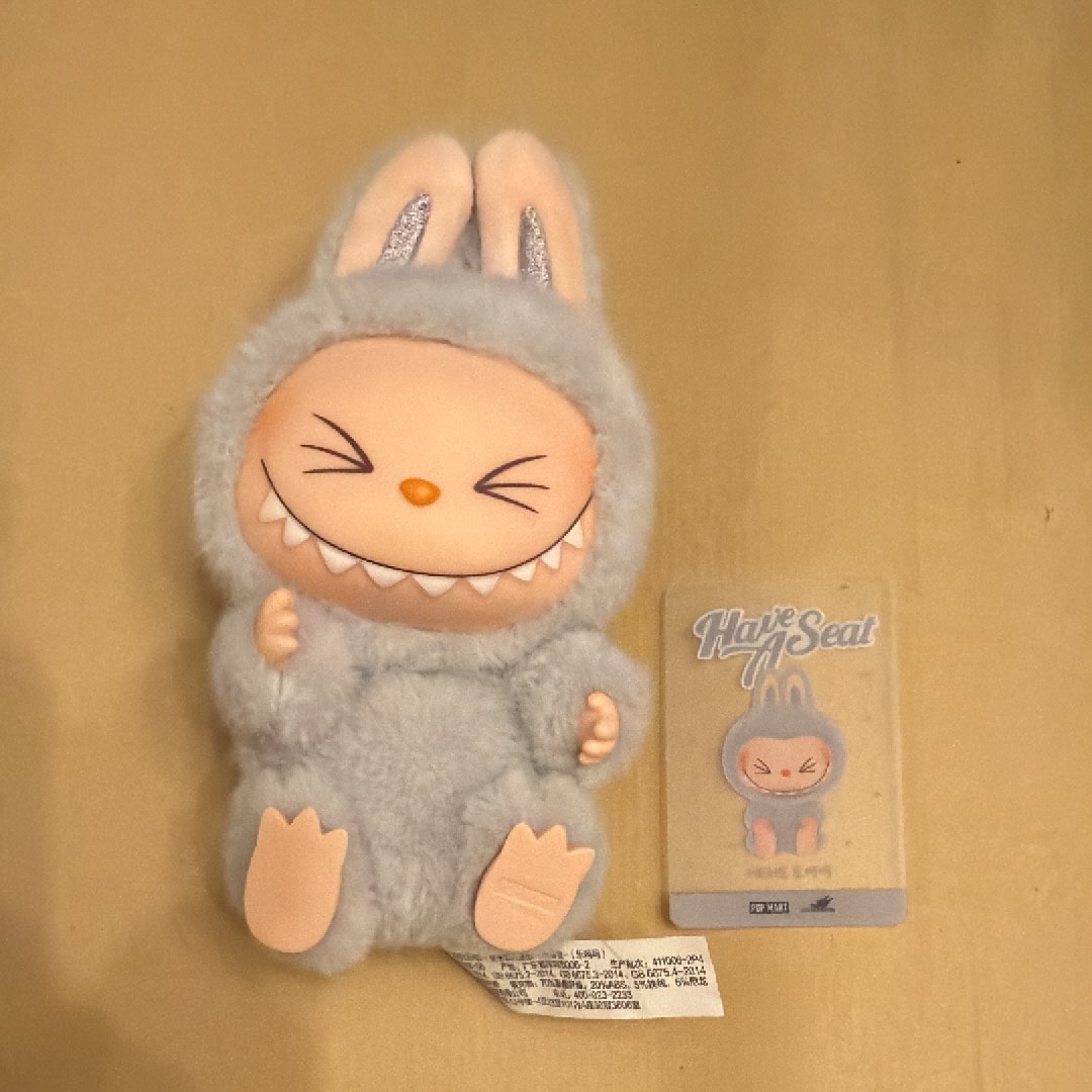 POP MART THE MONSTERS (LABUBU) Have a Seat Plush Series HEHE