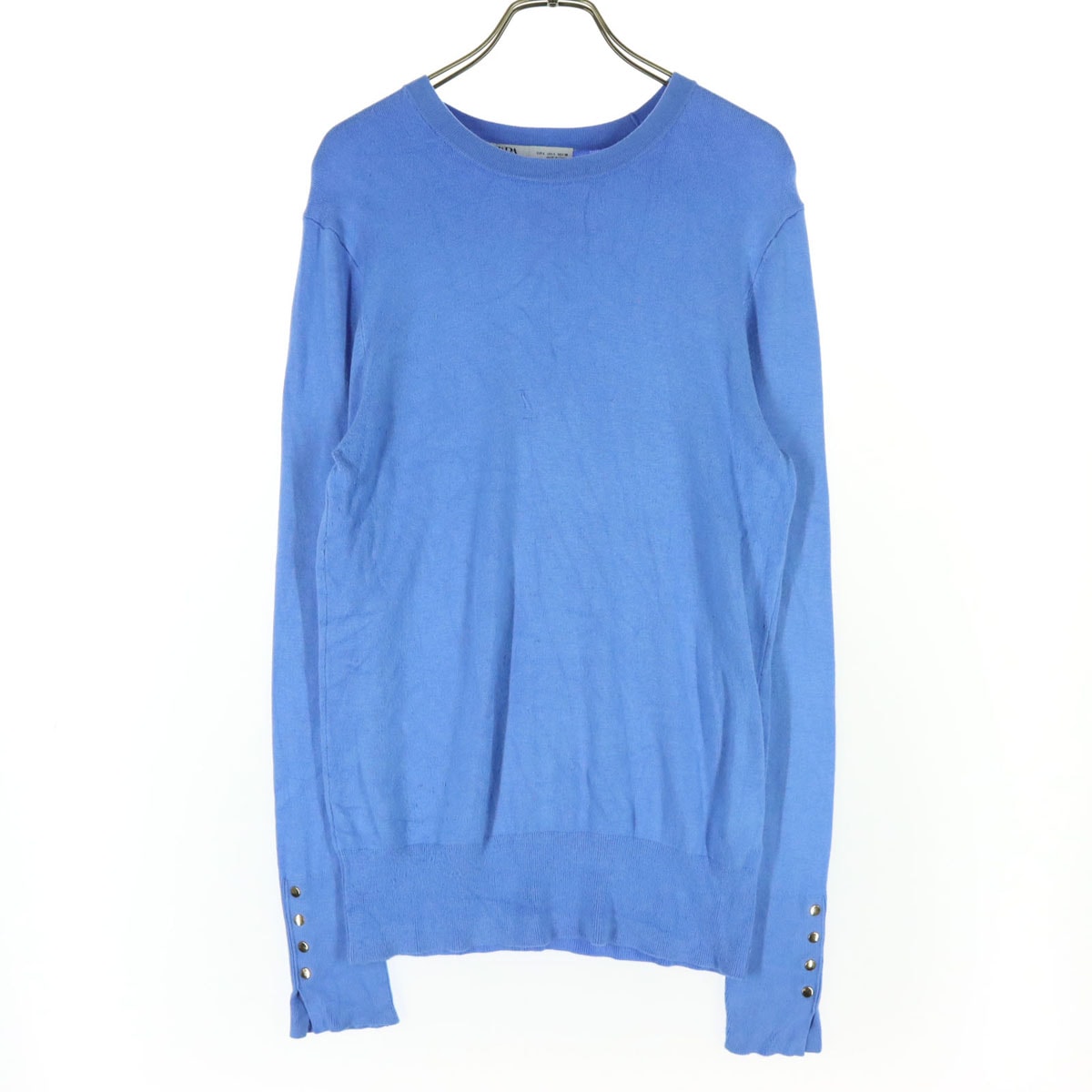 ZARA ザラ 長袖 ニット L ブルー系