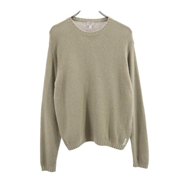 ARMANI JEANS アルマーニジーンズ イタリア製 アンゴラブレンド 長袖 セーター I40 グレージュ ニット