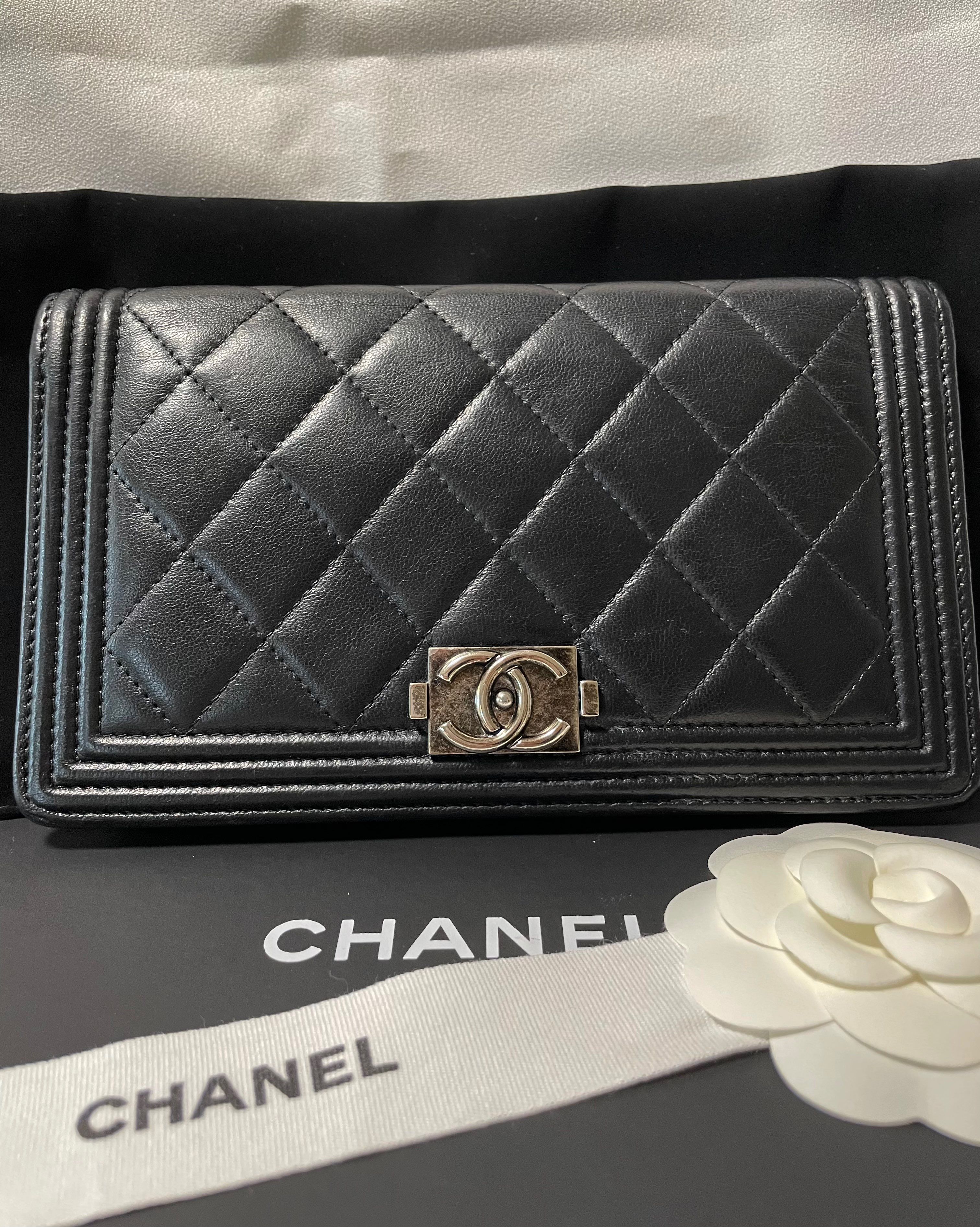 CHANEL シャネル ボーイシャネル 財布 長財布