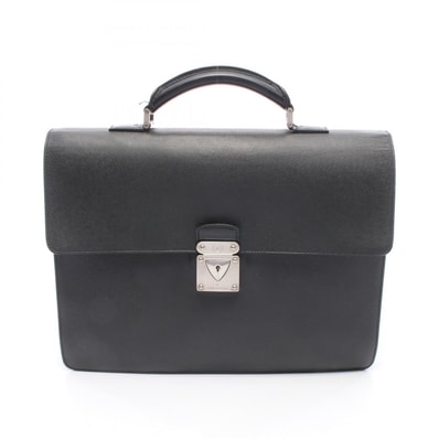 ルイ・ヴィトン LOUIS VUITTON ロブスト1 ビジネスバッグ バッグ レザー タイガ アルドワーズ メンズ グレー系 / ブラック系 M31052 【中古】