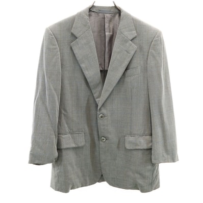 Burberrys バーバリーズ 90s ウールブレンド 日本製 三陽商会 オールド チェック 長袖 テーラードジャケット 94-84-165 サイドベンツ