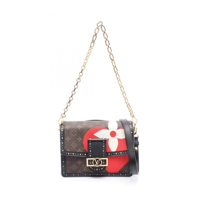 ルイ・ヴィトン LOUIS VUITTON ドーフィーヌMM ショルダーバッグ バッグ PVCコーティングキャンバス レザー ゲームオン・モノグラム レディース ブラウン系 / ブラック系 / マルチカラー M57448 【中古】