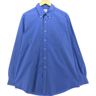 古着 ブルックスブラザーズ Brooks Brothers Est.1818 長袖 ボタンダウンシャツ メンズL相当/eaa543530