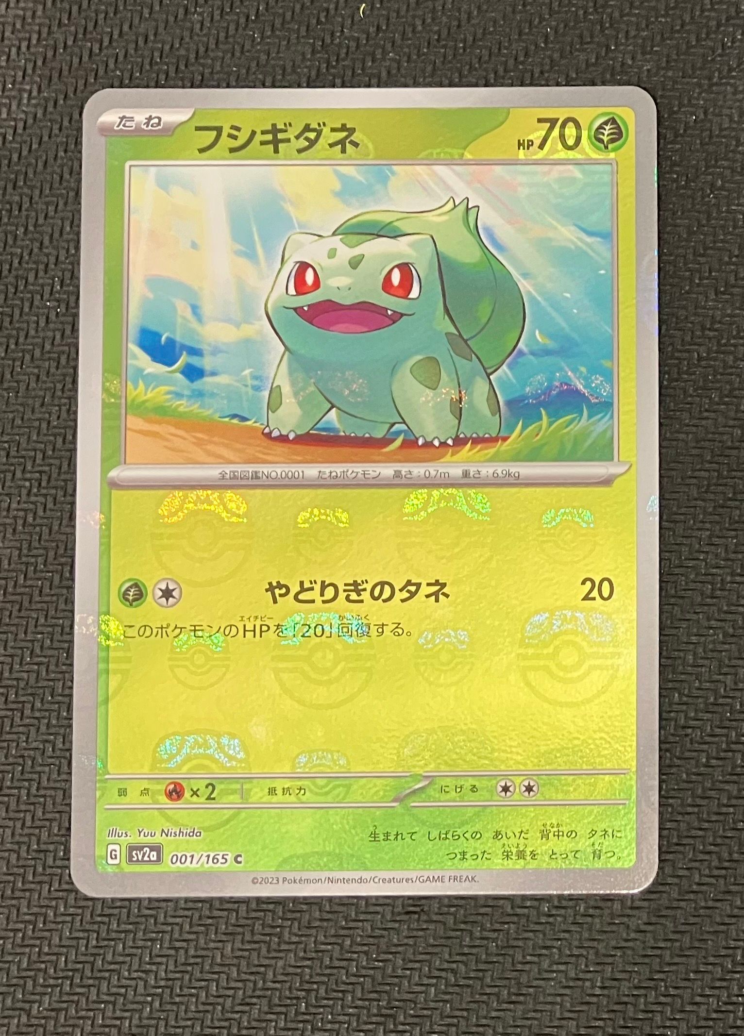 フシギダネ C: マスターボールミラー[SV2a 001/165](強化拡張パック「ポケモンカード151」)