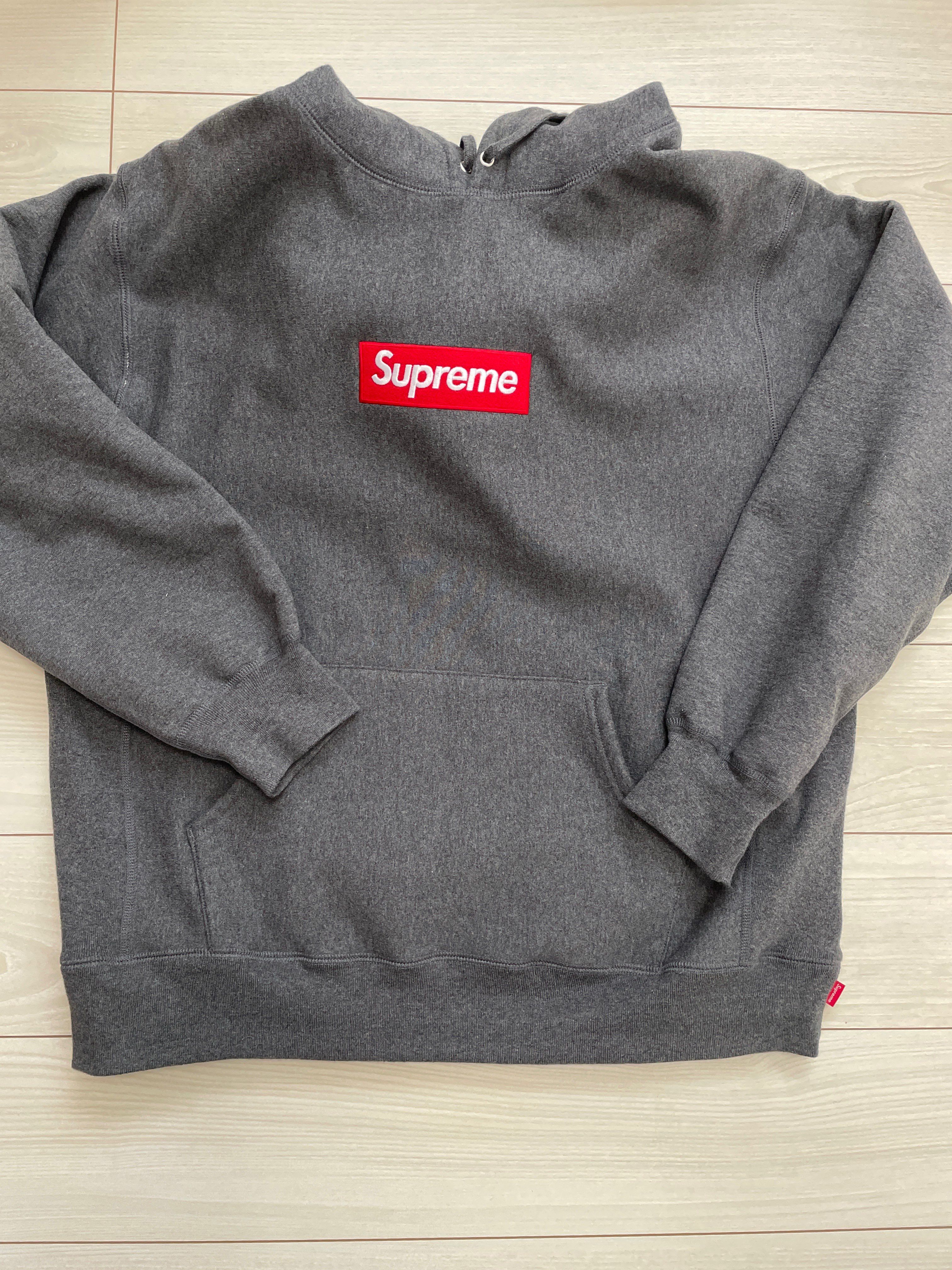 Supreme Box Logo Hooded Sweatshirt "Charcoal" (21FW)