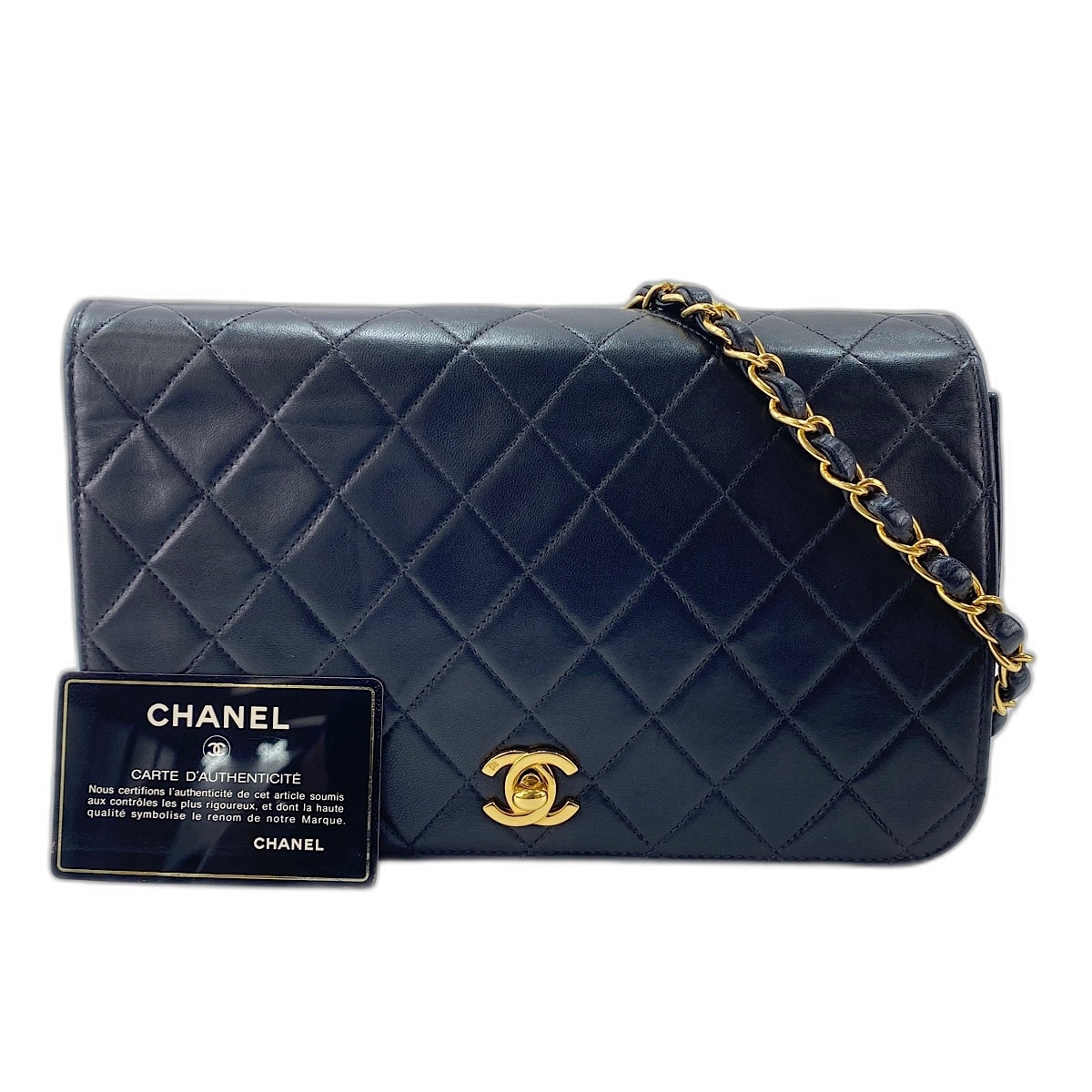 シャネル CHANEL マトラッセ ショルダーバッグ ラムスキン【中古】