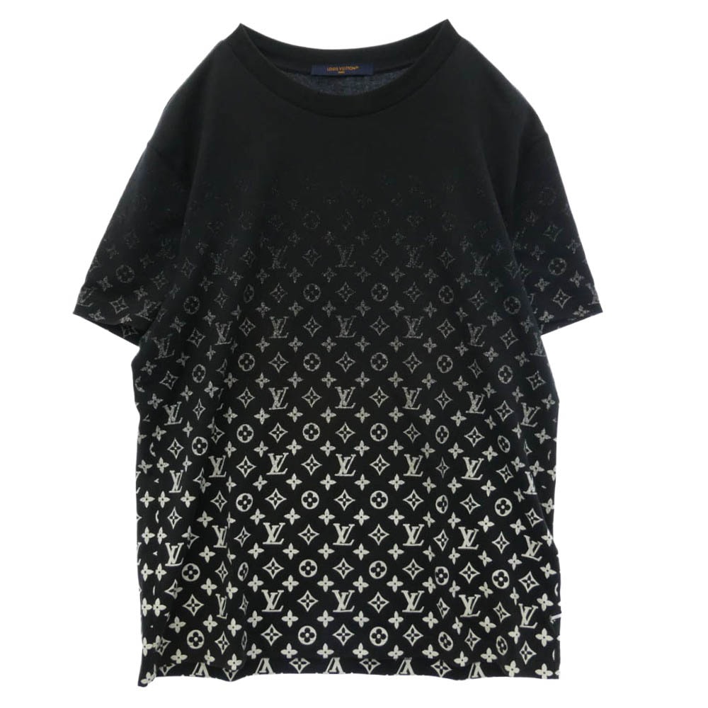 LOUIS VUITTON ルイ・ヴィトン RM232Q NPG HKY46W モノグラム グラディエント 総柄 Tシャツ 半袖 カットソー ブラック系 M【中古】