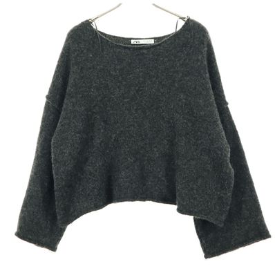 美品 ZARA ザラ 長袖 セーター M ブラック