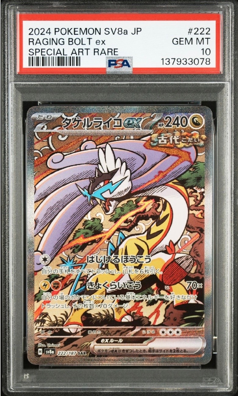 タケルライコex SAR [SV8a 222/187](ハイクラスパック「テラスタルフェスex」)