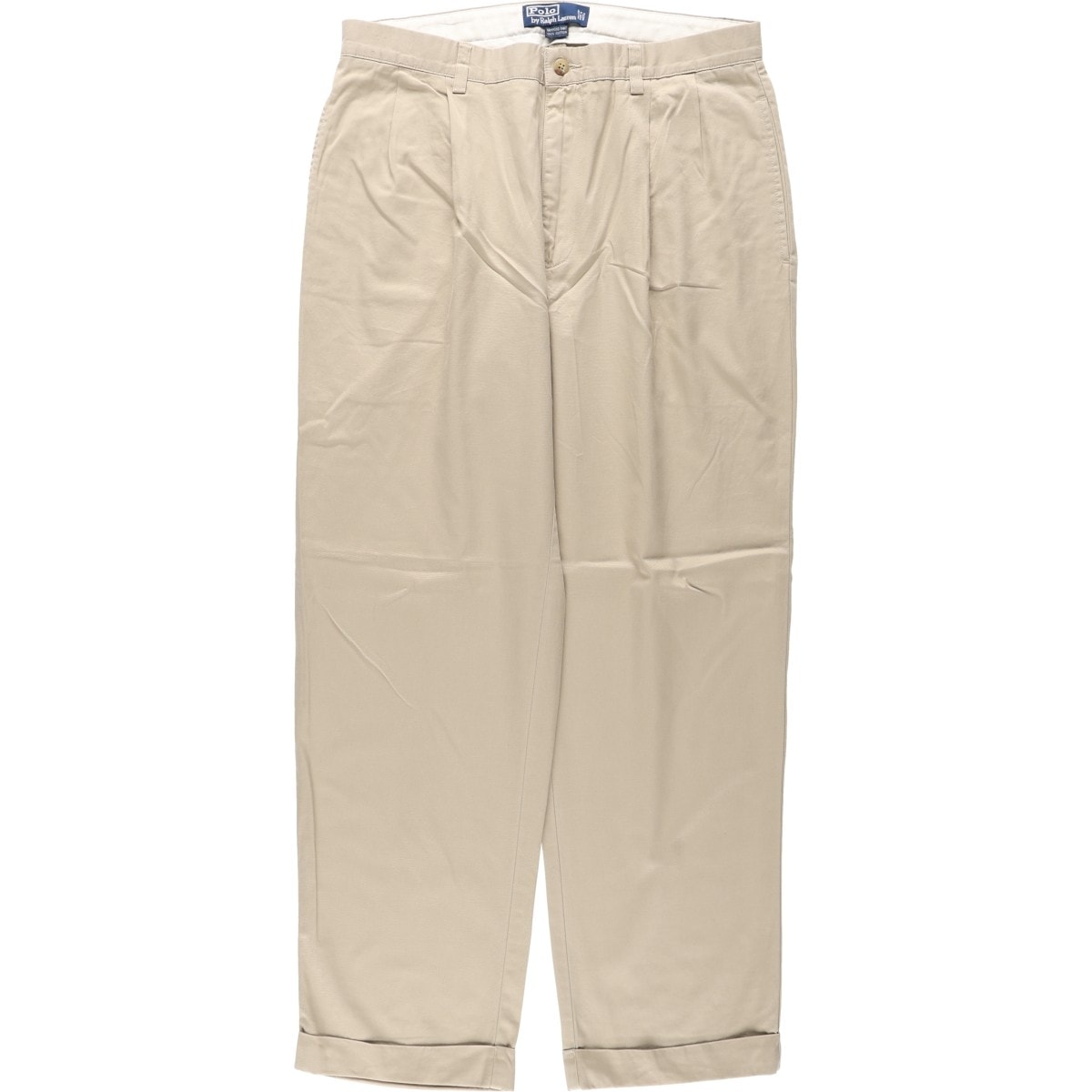 古着 ラルフローレン Ralph Lauren POLO by Ralph Lauren HAMMOND PANT ツータック チノパンツ メンズw34相当/eaa666934