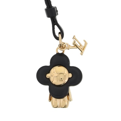 LOUIS VUITTON ルイ・ヴィトン バッグチャーム・ミニ ヴィヴィエンヌ チャーム M03821 メタル ブラック ゴールド ユニセックス【中古】