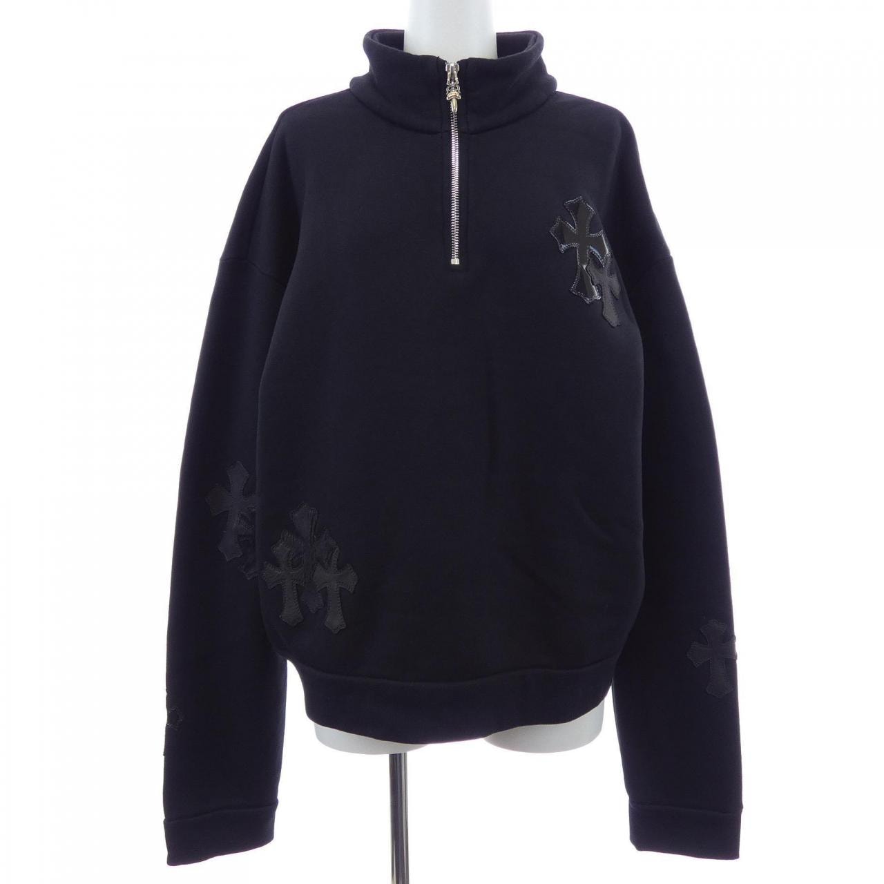 クロムハーツ CHROME HEARTS ハラコレザークロスパッチ 417192999******646 スウェット