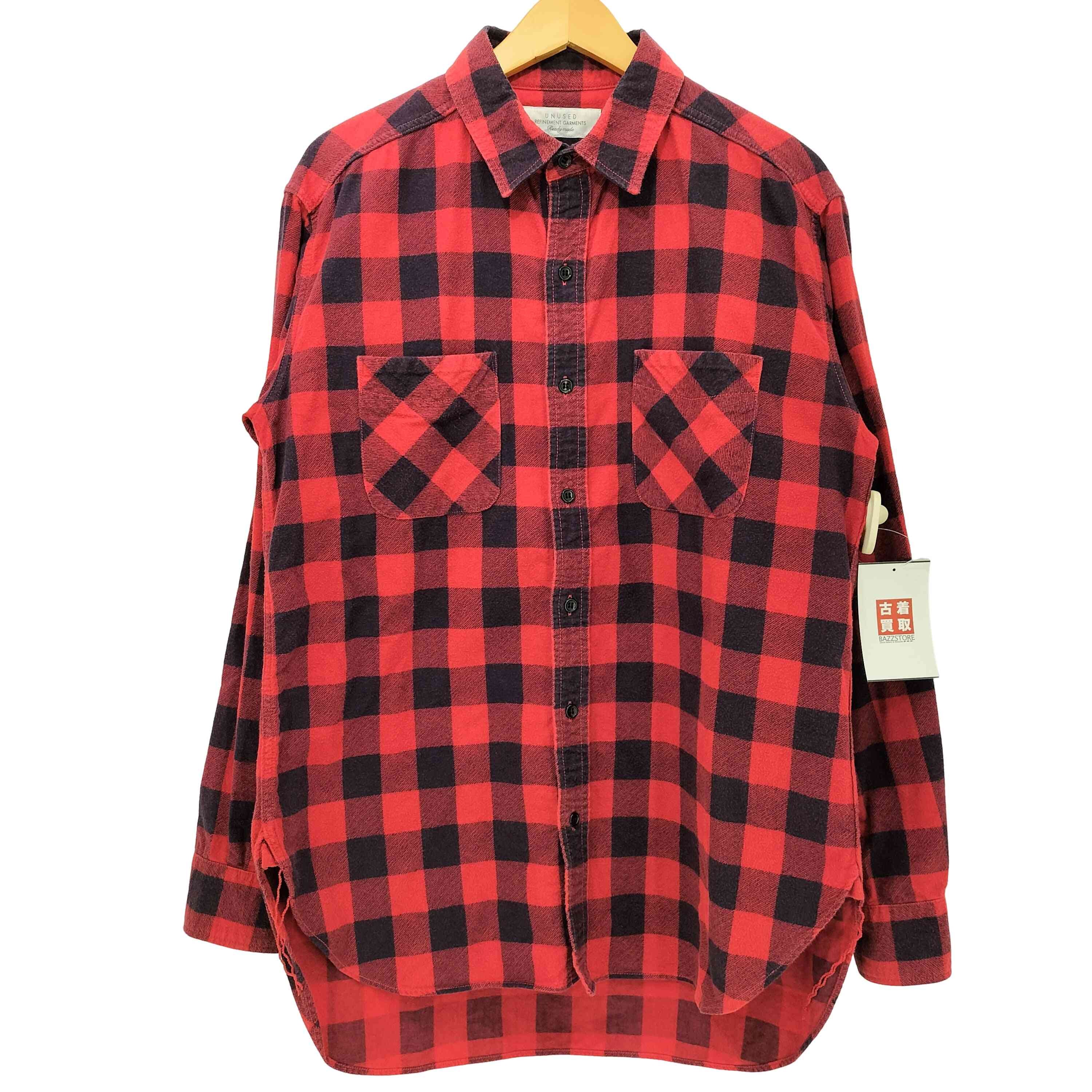 Red Check US1042 L/S Shirt チェック柄 ロングスリーブシャツ【1141492421849】