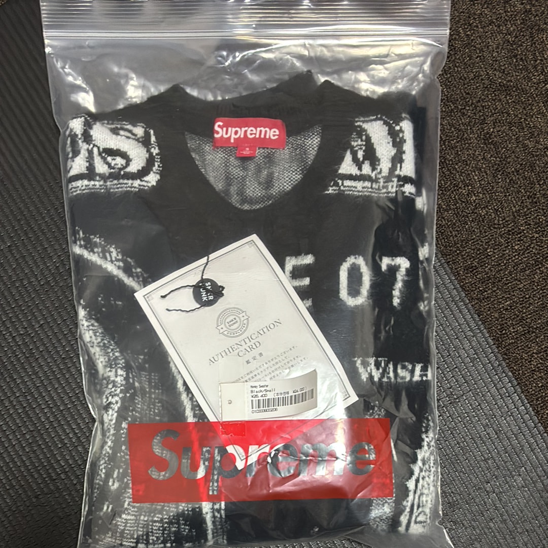 シュプリーム マネー セーター "ブラック"