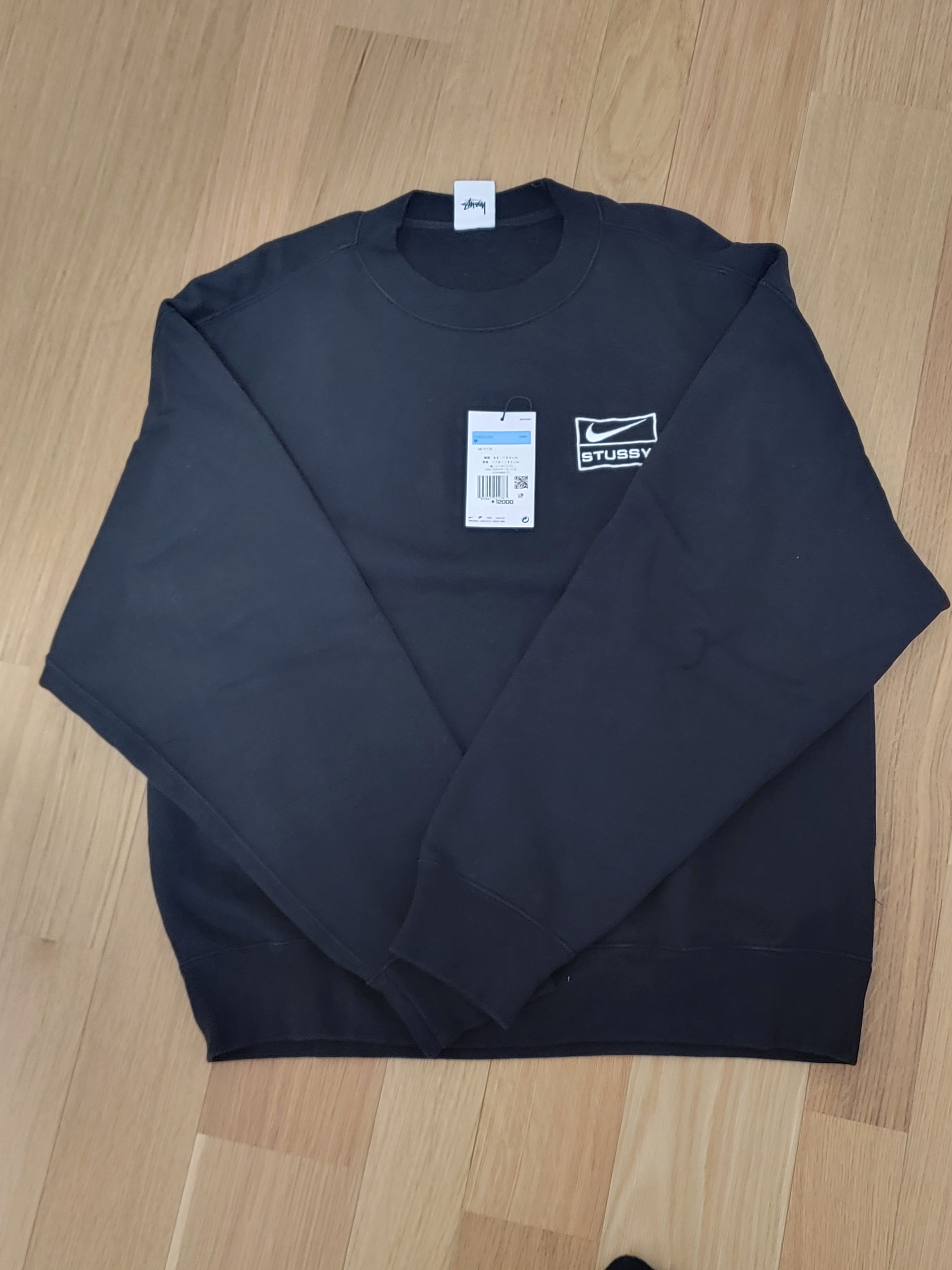 Stussy x Nike Wash Crew (US Size) "Black" DO5310-010