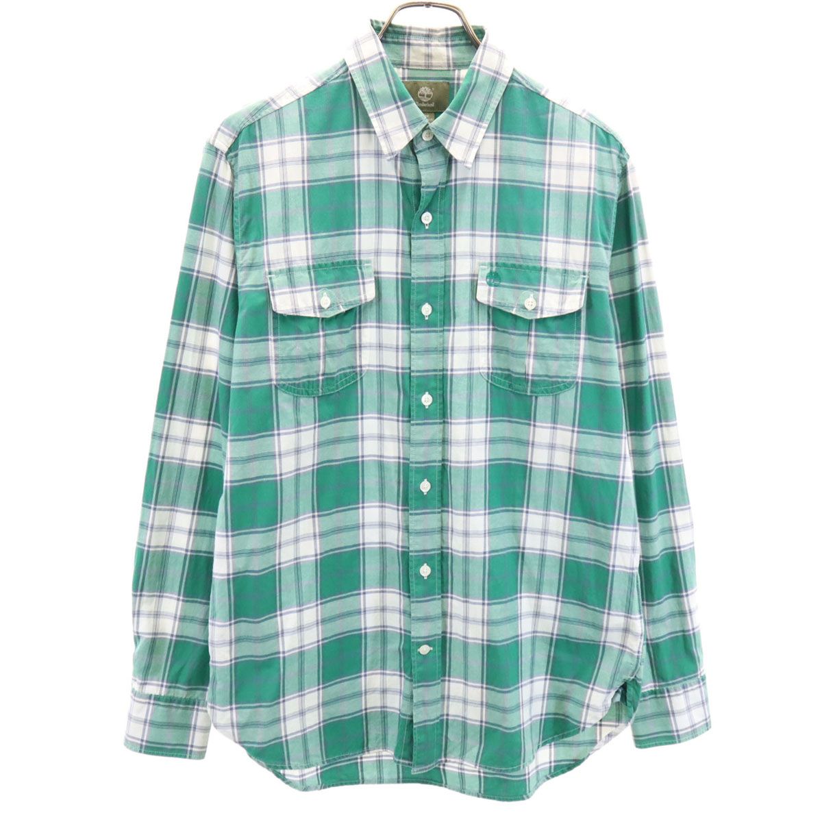 Timberland 長袖 レギュラーフィット コットンシャツ