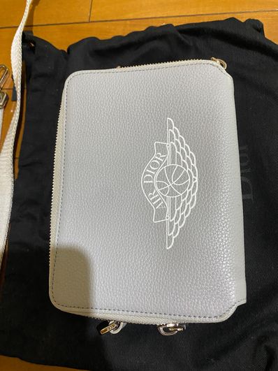 Dior x Air Jordan Wings Messenger Bag "Grey"