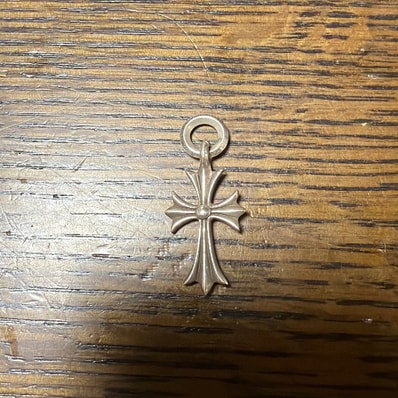 Chrome Hearts Tiny CH Cross Charm "Silver"