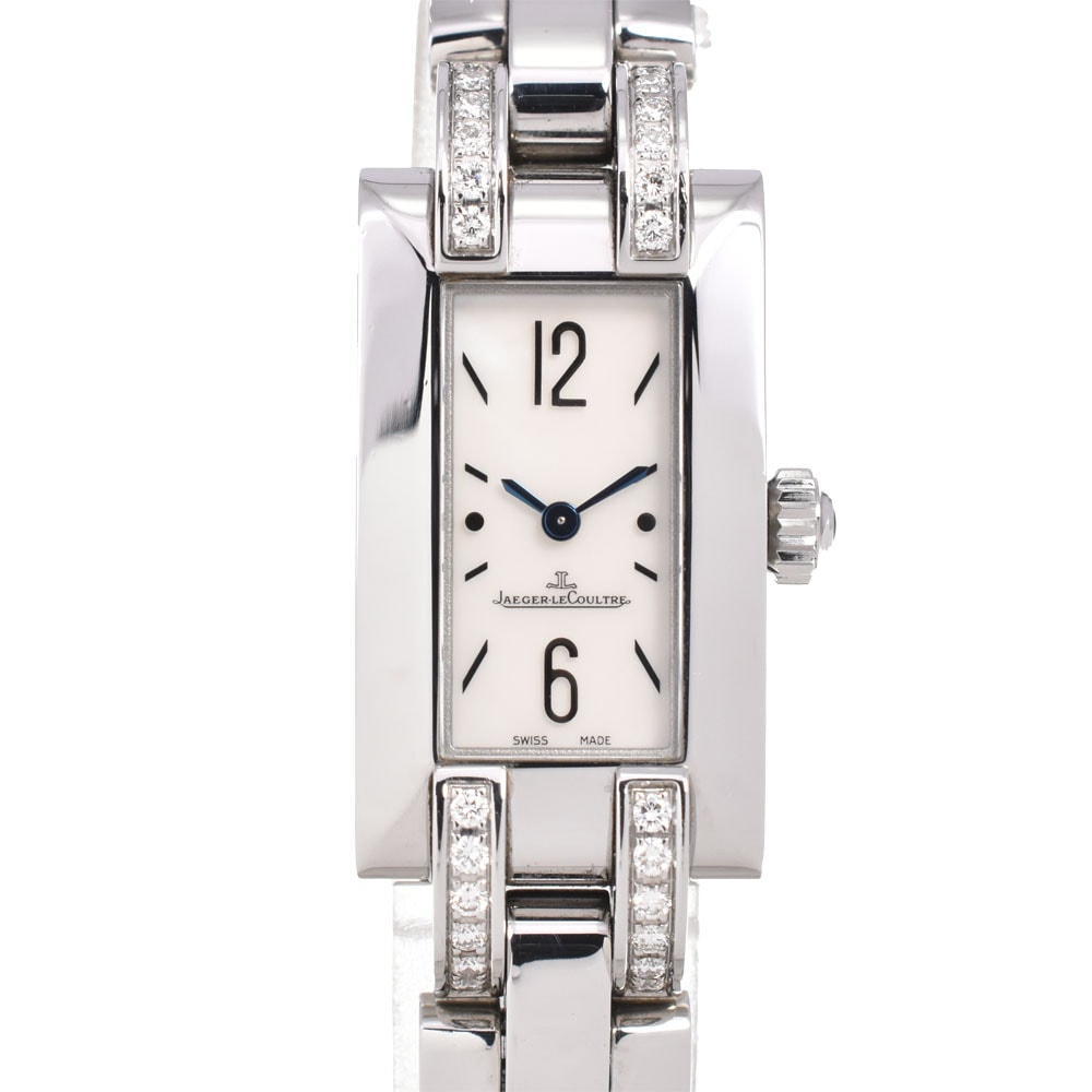 値下 ジャガー・ルクルト JAEGER-LECOULTRE 460 8 08 イデアル ラグダイヤ クォーツ レディース □#143703