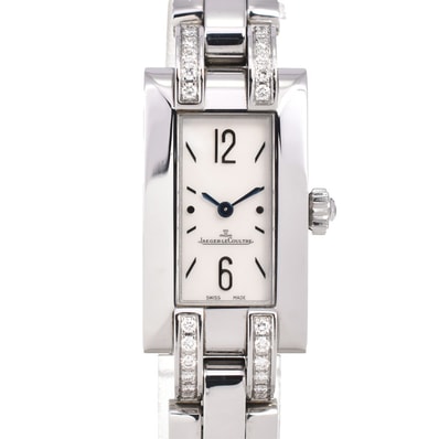 値下 ジャガー・ルクルト JAEGER-LECOULTRE 460 8 08 イデアル ラグダイヤ クォーツ レディース □#143703