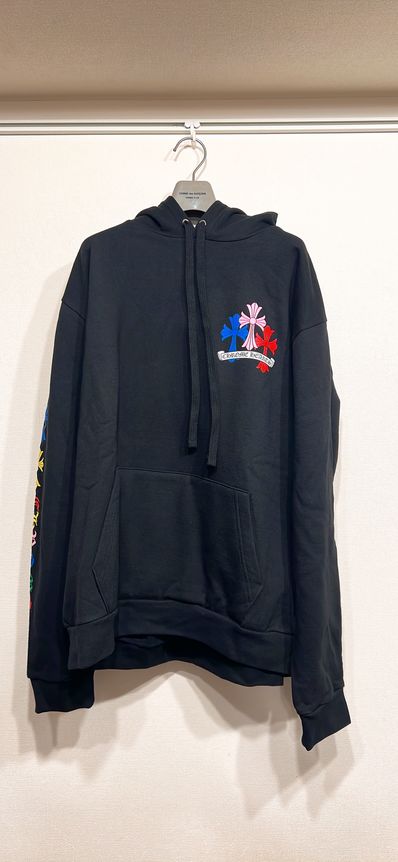 クロムハーツ プルオーバーパーカー マルチカラー セメタリークロス フーディ
