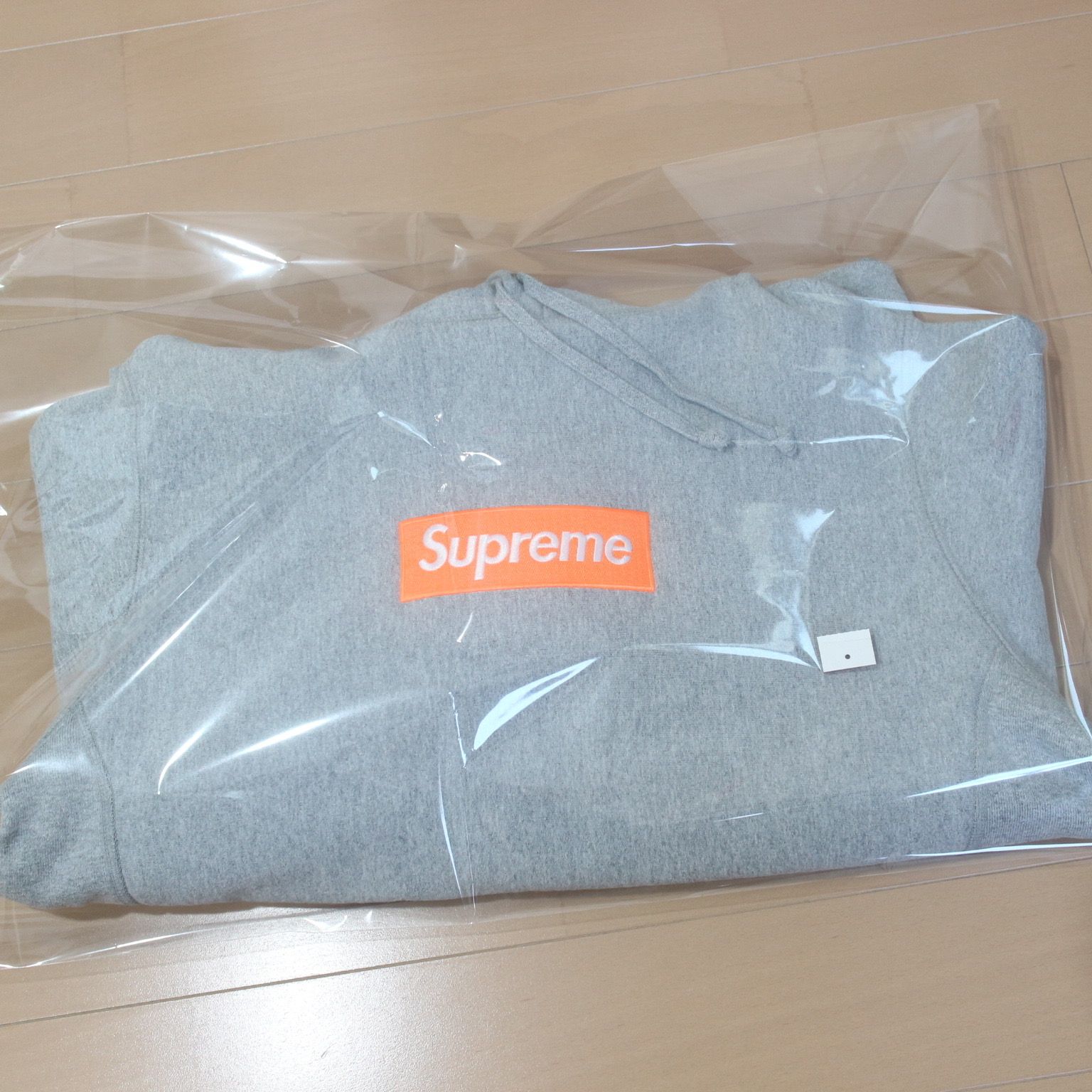 Supreme Box Logo Hooded Sweatshirt "Hether Grey" (17FW)