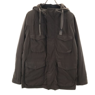 LANVIN ランバン ジャケット 48 カーキ 長袖ダウンライナー付き