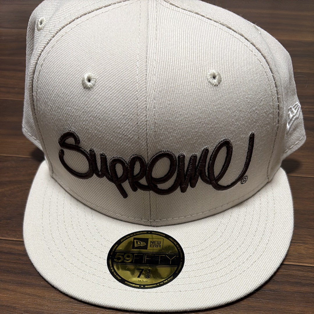 Supreme Handstyle New Era "Stone"