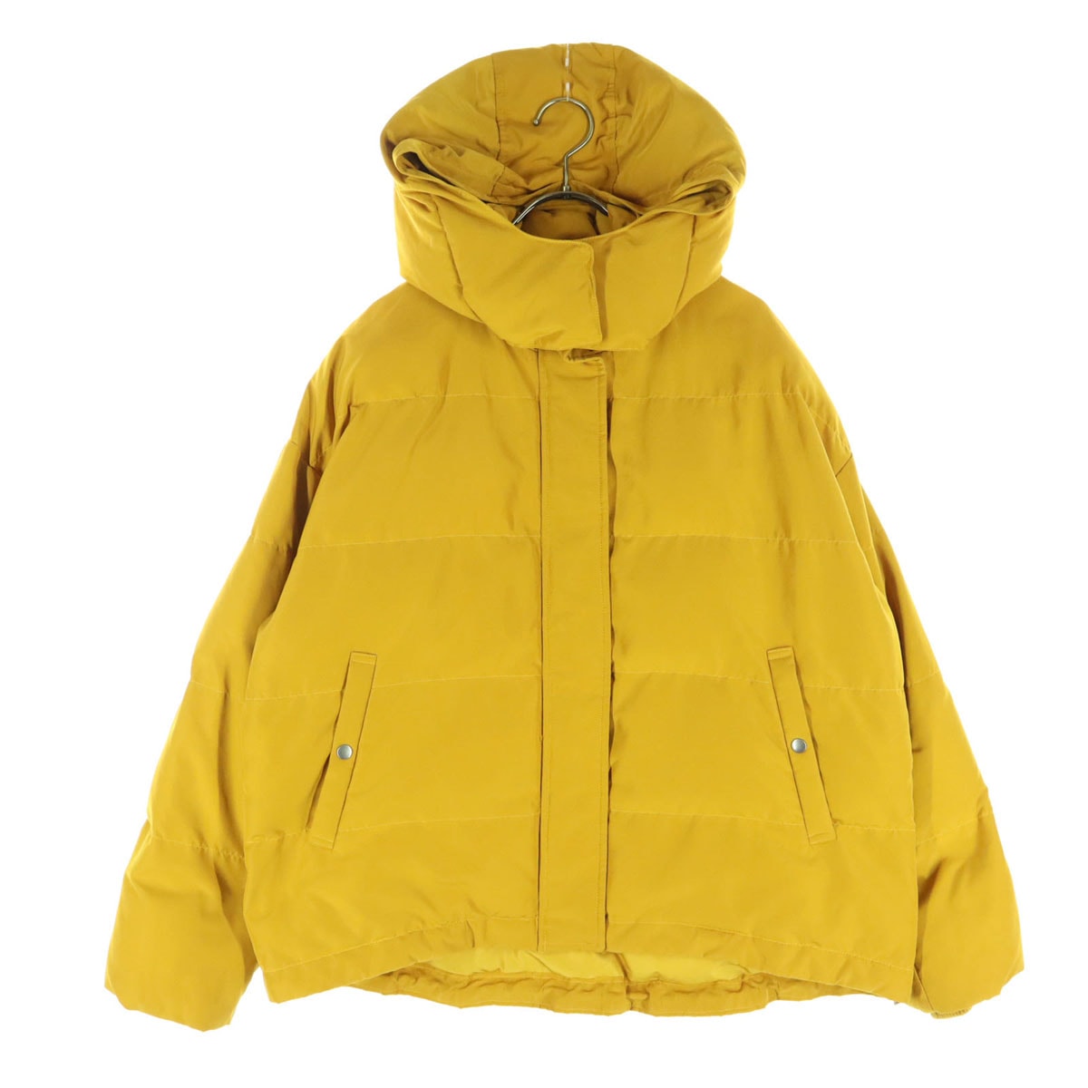 Adam et Rope' アダムエロペ 長袖 中綿ジャケット F イエロー フーディー