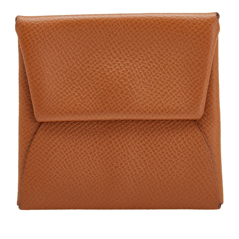 エルメス バスティア コインケース 小銭入れ ブラウン ヴォーエプソン レディース HERMES 【中古】