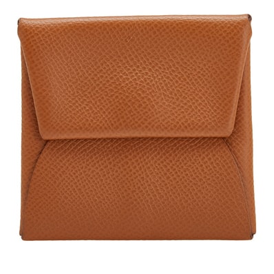 エルメス バスティア コインケース 小銭入れ ブラウン ヴォーエプソン レディース HERMES 【中古】