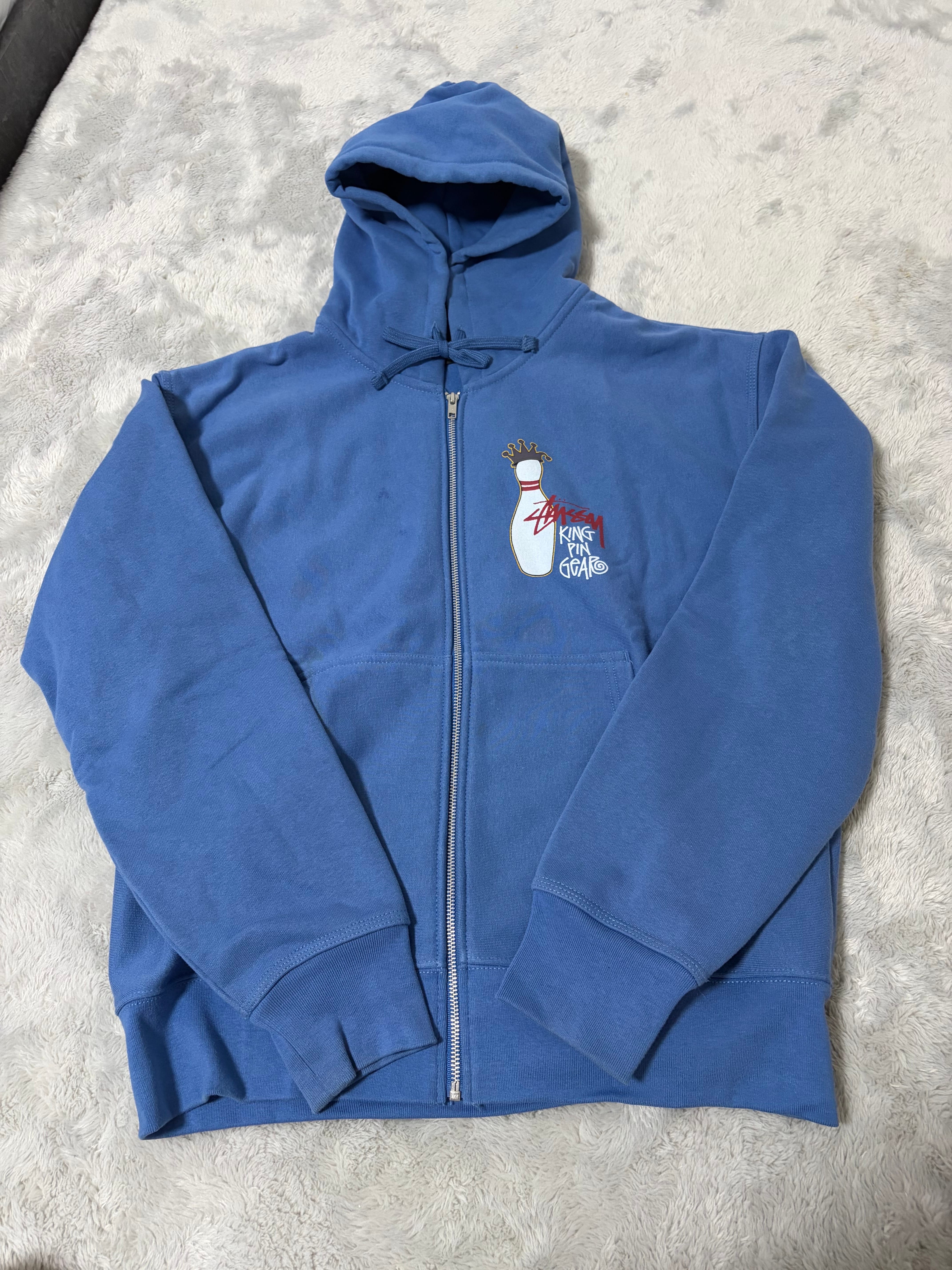Stussy Kingpin Zip Hoodie "Pacific" (FA24)