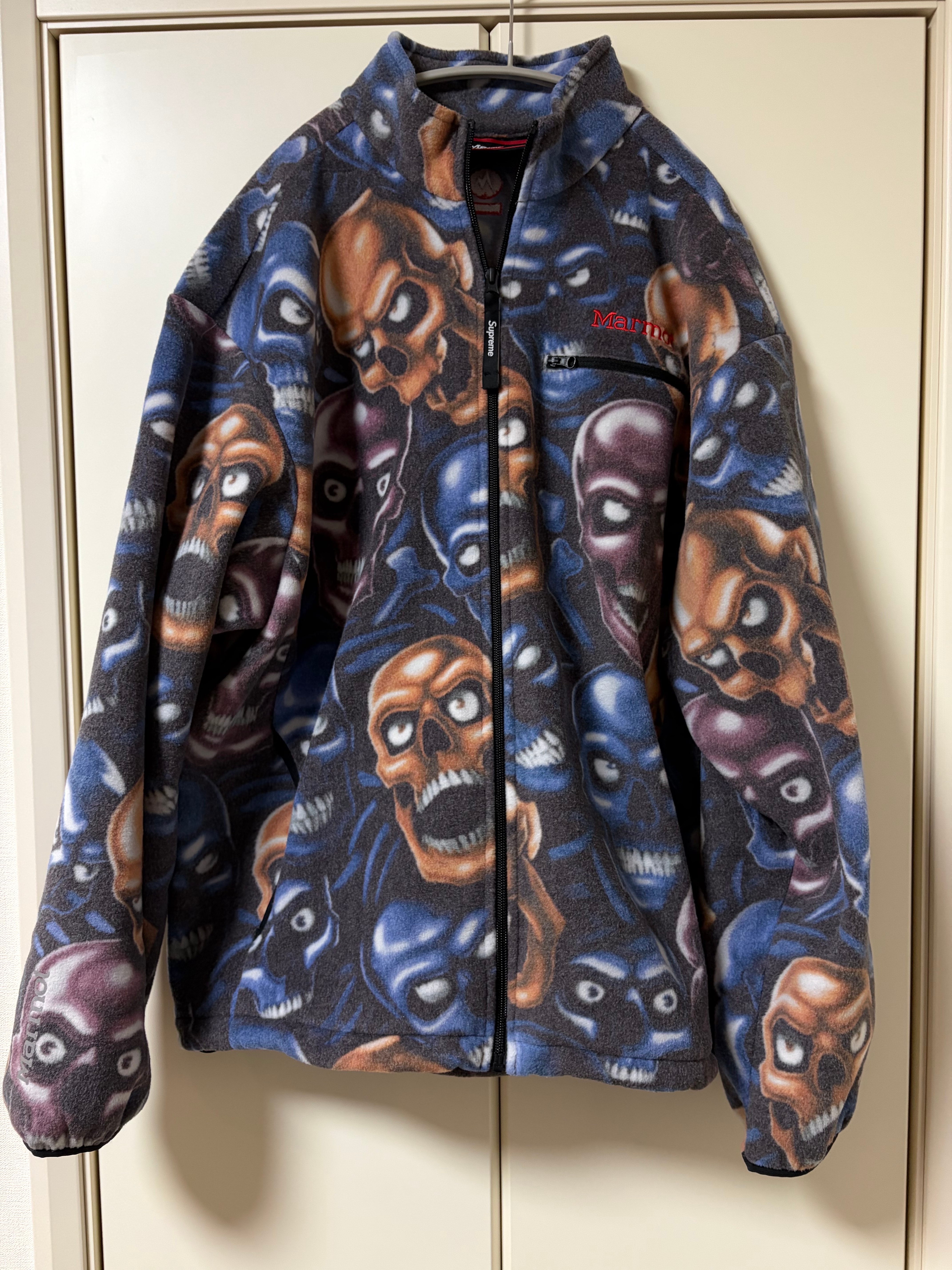 Supreme x Marmot Fleece Jacket "Skull Pile"