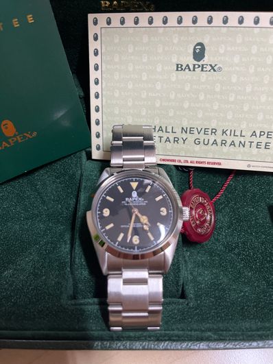 A BATHING APE CLASSIC BAPEX "Silver"