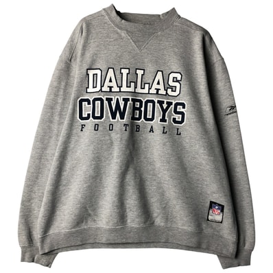 古着 リーボック Reebok NFL DALLAS COWBOYS ダラスカウボーイズ プリントスウェットシャツ トレーナー メンズL相当/eaa597631