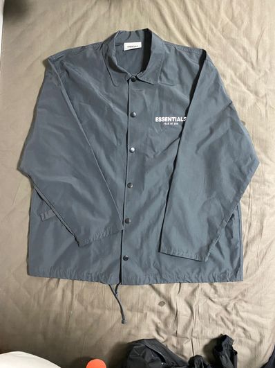 FEAR OF GOD ESSENTIALS Coach Jacket "Black"